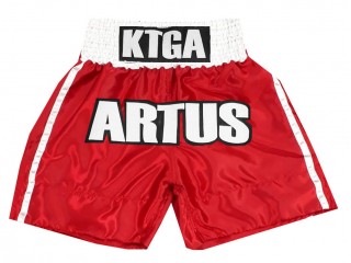 Designa egna Boxningsshorts : KNBXCUST-2042-Röd 